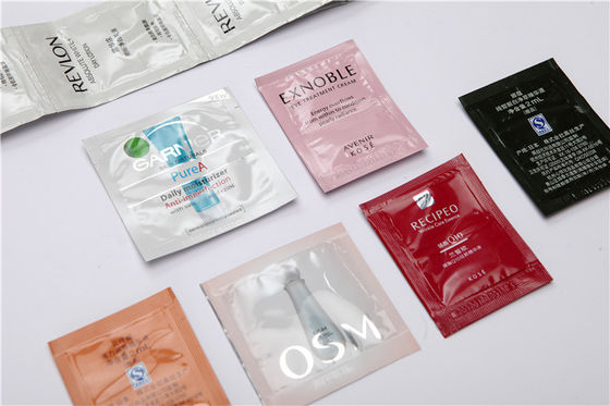 Kleine Plastikshampoo-und Conditioner-Kissen-Taschen für kosmetische Produkte