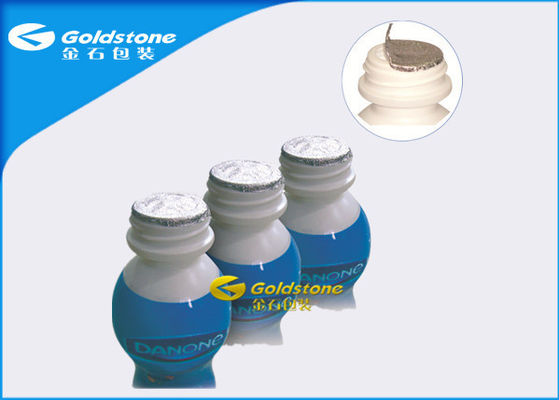 Plastice-Flaschen-Aluminiumfolie-gestempelschnittene Deckel-glänzende hohe Oberflächensperre