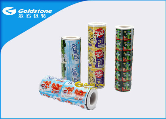 Einfacher Schalen-Deckel-Spulen-Film für vier/acht Schalen des Papier-/VM-PET/Aluminiummaterial