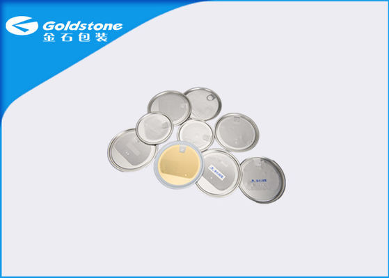 Textilware-Metall kann verpackend, Enden mit Aluminiumfolie-Deckeln weg abzuziehen
