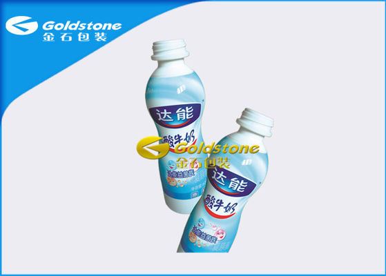 Eco freundliche Kunststoffgehäuse-Jogurt-Schalen/Flaschen weiß/Blau gefärbt