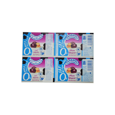 Schalen-Jogurt-Papier-Aufkleber kein Spalt, kundenspezifischer Aufkleber beschriftet bis 11 Farben