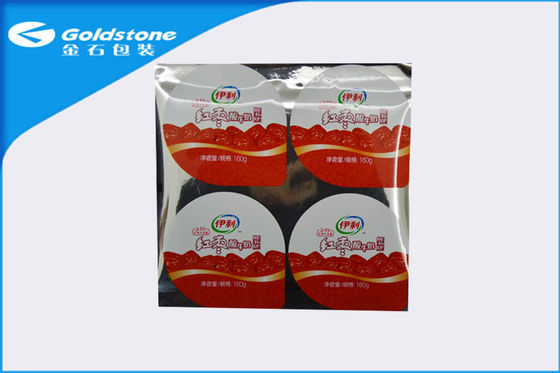 Jogurt-Schale Lidding-Film Rollstock keimfreier mit dem empfindlichen Drucken wasserundurchlässig