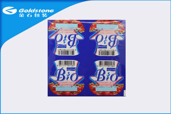 Metallisches glänzendes Oberflächen-Deckelungs-Film-Lebensmittel, das acht Schalen-Struktur verpackt