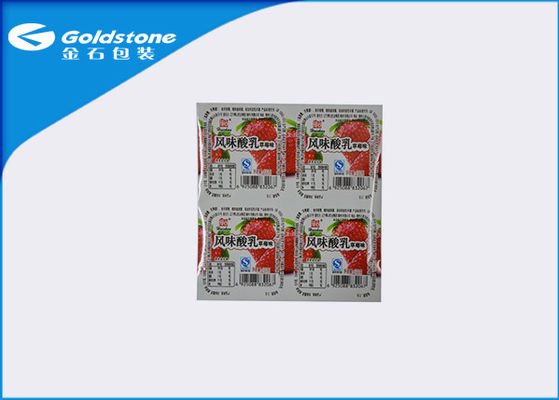 Plastikpapierjoghurt-Schalen-Aluminiumschmutzfilm-Behälter-Deckel-Abdeckungs-Dichtung