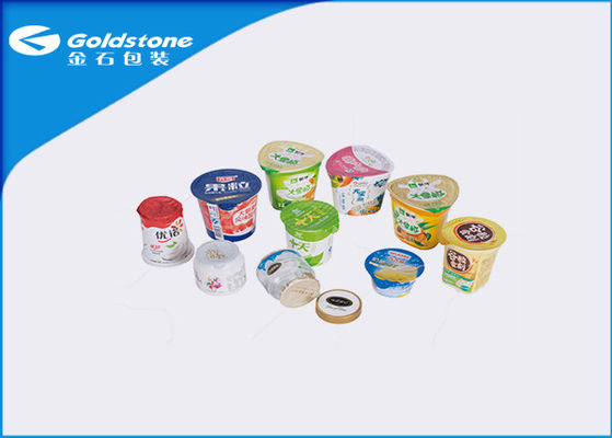 Prägeartiger und bunter Aluminiumfolie-Deckel-vor- Schnitt für Eiscreme-Behälter